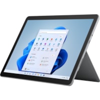 Microsoft - Tablette Surface Go 3 - 10,5 po - Intel - 4 Go - 64 Go Stockage - 4G - Platinum - Core i3 10e génération Dual-core (2 c¿urs) i3-10100Y 1,30 GHz - microSDXC Pris en charge - 1920 x 1280 - PixelSense Affichage - Compatible avec téléphone cellulaire - GPRS,