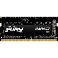 Kingston FURY Impact 16GB (2 x 8GB) DDR4 SDRAM Memory Kit - For Notebook, Mini PC - 16 GB (2 x 8GB) - DDR4-3200/PC4-25600 DDR4 SDRAM - 3200 MHz Single-rank Memory - CL20 - 1.20 V - Non-ECC - Unbuffered - 260-pin - SoDIMM - Lifetime Warranty