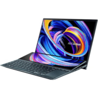 Asus ZenBook Duo 14 UX482 UX482EA-DH79T-CA 14" Touchscreen Notebook - Full HD - Intel Core i7 11th Gen i7-1165G7 - Intel Evo Platform - 16 GB - 512 GB SSD - Celestial Blue - Intel Chip - 1920 x 1080 - Windows 11 Home - Intel Iris Xe Graphics - NanoEdge, Tru2Life, In-plane Switching (IPS) Technology 