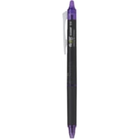 FriXion Clicker Gel Pen - 0.5 mm (0.02") Pen Point - Refillable - Retractable - Purple Ink - Gel-based - 1 / Each