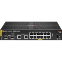 Commutateur Ethernet CX 6000 12 Ports Gérable - Gigabit Ethernet - 10/100/1000Base-T, 100/1000Base-X HPE - 12 Ports - Gérable - Gigabit Ethernet - 10/100/1000Base-T, 100/1000Base-X - 3 Couche supportée - Modulaire - 2 Emplacements SFP - 21,90 W Consommation d'énergie - 13