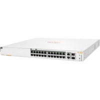 Commutateur Ethernet Instant On 1960 24 Ports Gérable - 10 Gigabit Ethernet, Gigabit Ethernet - 10GBase-T, 10GBase-X, 10/100/1000Base-T HPE - 24 Ports - Gérable - 10 Gigabit Ethernet, Gigabit Ethernet - 10GBase-T, 10GBase-X, 10/100/1000Base-T - 2 Couche supportée - Modulaire - 8