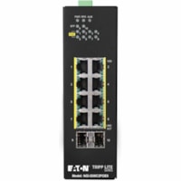 Tripp Lite by Eaton NGI-S08C2POE8 Ethernet Switch - 8 Ports - Manageable - Gigabit Ethernet - 10/100/1000Base-T, 100Base-FX, 1000Base-X, 1000Base-SX/LX - 2 Layer Supported - Modular - 2 SFP Slots - 13 W Power Consumption - 240 W PoE Budget - Optical Fiber, Twisted Pair - PoE Ports - DIN Rail Mountab