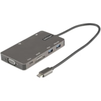 Station d'accueil USB 3.1 (Gen 1) Type C pour Notebook/Tablette/Moniteur - Lecteur de carte mémoire - SD, microSD - 100 W - Gris - Portable StarTech.com - pour Notebook/Tablette/Moniteur - Lecteur de carte mémoire - SD, microSD - 100 W - USB 3.1 (Gen 1) Type C - 1 Écrans support&eacute