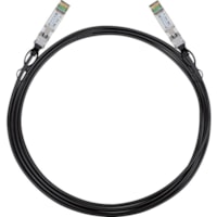 TP-Link 3 Meters 10G SFP+ Direct Attach Cable - 9.8 ft Twinaxial Network Cable - First End: 1 x SFP+ Network - Second End: 1 x SFP+ Network - 10 Gbit/s