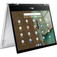 Asus Chromebook Flip CM3 CM3200FM1A-C1-CA 12" Touchscreen Convertible 2 in 1 Chromebook - HD - Octa-core (ARM Cortex A76 + Cortex A55) - 4 GB - 64 GB Flash Memory - Silver, Mineral Gray - MediaTek Kompanio 820 Chip - 1366 x 912 - ChromeOS - ARM Mali-G57 MC5 - Front Camera/Webcam - 16 Hours Battery R