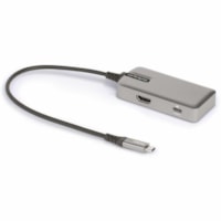 Station d'accueil USB 3.1 (Gen 1) Type C pour Notebook/Tablette/Moniteur - 100 W - Gris - Portable StarTech.com - pour Notebook/Tablette/Moniteur - 100 W - USB 3.1 (Gen 1) Type C - 1 Écrans supportées - 4K - 4096 x 2160, 3440 x 1440, 3840 x 2160 - 3 x Ports USB - 1 x Ports USB Type-A - USB Ty