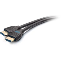 Câble audiovisuel Performance 10 pi HDMI C2G - 10 pi HDMI Câble audiovisuel pour Périphérique audio/vidéo, Ordinateur, Console de jeu, Écran, Media Player, Dispositif Bluetooth, Téléphone mobile - 48 Gbit/s - Supports up to 7680 x 4320 - Doré Con