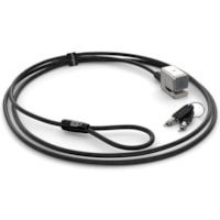 Kensington Keyed Cable Lock Surface Pro - 5.9 ft (1.80 m) - Keyed Lock - Black, Silver - Carbon Steel, Plastic - For Notebook