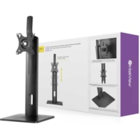 Nutone-Densi IntekView Freestanding Simple Monitor Stand easy adjustment - Up to 32" (812.80 mm) Screen Support - 4.40 lb (1995.81 g) Load Capacity - Freestanding - Powder Coated - Aluminum, Steel, Plastic - Matte Black