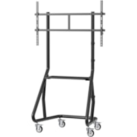 Tripp Lite series Heavy-Duty Streamline Landscape Mobile Cart for 60" to 105" Flat-Panel Displays - 220 lb (99790.32 g) Capacity - 4 Casters - Aluminum, Steel - 43.1" (1094.70 mm) Width x 26.9" (683.30 mm) Depth x 67.6" (1716 mm) Height - Steel Frame - Black - 60" (1524 mm) to 105" (2667 mm) Screen 