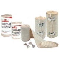 First Aid Central Elastic Bandage Wrap - 3" (76.20 mm) Width x 15 ft (4572 mm) Length