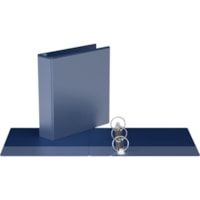 Davis Easyview 2" Round Ring Binder Royal Blue - 2" Binder Capacity - 2" (50.80 mm) Ring - Fastener(s): Round Ring - Pocket(s): Inside Front & Back - Polypropylene - Royal Blue - Clear Overlay, Ink-transfer Resistant - 1 / Each