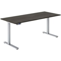 De table Innovations Rectangle HDL - 72 po (1828,80 mm) x 30 po (762 mm) x 1 po (25,40 mm), 0,1 po (3 mm) Edge - Tissu: Stratifié - Finition: Gris du soir