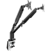 HDL Mounting Arm for Monitor - Black - Height Adjustable - 2 Display(s) Supported - 32" Screen Support - 39.60 lb (17962.257852 g) Load Capacity