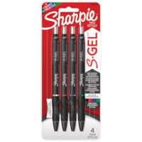 Sharpie S-Gel Retractable Pens 0.7 mm Assorted Colours 4/pkg - 0.7 mm (0.03") Medium Pen Point - Assorted Ink - 4 / Pack