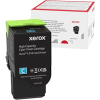 Xerox Original High Yield Laser Toner Cartridge - Single Pack - Cyan - 1 / Each - 5500 Pages