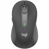 Logitech Signature M650 For Business Wireless Mouse - Wireless - 33 ft (10058.40 mm) - Bluetooth/Radio Frequency - Graphite - USB - 4000 dpi - Scroll Wheel - 5 Button(s) - Medium Hand/Palm Size - Right-handed - 1 x AA Battery Supported - 2 Year Battery Run Time - 1 Each