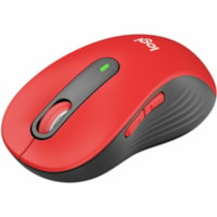 Souris Signature M650 L - Bluetooth/Radio fréquence - USB - Optique - 5 Bouton(s) - 5 Boutons programmables - Rouge Logitech - Optique - Sans fil - Bluetooth/Radio fréquence - Rouge - USB - 2000 dpi - Roulettes avec frein - 5 Bouton(s) - 5 Boutons programmables - Large Taille de la mai