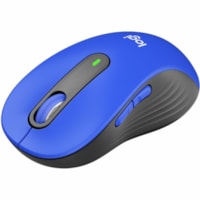 Souris Signature M650 L - Bluetooth/Radio fréquence - USB - Optique - 5 Bouton(s) - 5 Boutons programmables - Bleu Logitech - Optique - Sans fil - Bluetooth/Radio fréquence - Bleu - USB - 2000 dpi - Roulettes avec frein - 5 Bouton(s) - 5 Boutons programmables - Large Taille de la main/