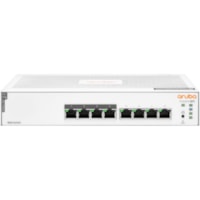 Commutateur Ethernet Instant On 1830 8 Ports Gérable - Gigabit Ethernet - 10/100/1000Base-T HPE - 8 Ports - Gérable - Gigabit Ethernet - 10/100/1000Base-T - 2 Couche supportée - 8,20 W Consommation d'énergie - 65 W Budget PoE - Paire torsadée - PoE Ports - Montable