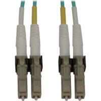 Tripp Lite by Eaton N820X-05M Fiber Optic Duplex Network Cable - 16.4 ft (5 m) Fiber Optic Network Cable for Switch, Patch Panel, Network Device - First End: 2 x LC/PC Network - Male - Second End: 2 x LC/PC Network - Male - 400 Gbit/s - LSZH, OFNR - 50/125 µm