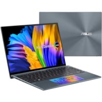 Asus Zenbook 14X OLED UX5400 UX5400ZB-DS72T-CA 14" (355.60 mm) Touchscreen Notebook - 2.8K - Intel Core i7 12th Gen i7-1260P - 16 GB - 512 GB SSD - Pine Gray - Intel Chip - 2880 x 1800 - Windows 11 Home - NVIDIA GeForce MX550 with 2 GB, Intel Iris Xe Graphics - Tru2Life, NanoEdge - Front Camera/Webc