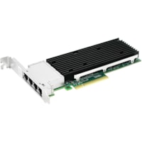 Axiom 10Gbs Quad Port RJ45 PCIe 3.0 x8 NIC Card for Dell - 540-BBVP - PCI Express 3.0 x8 - 10 Gbit/s Data Transfer Rate - Intel XL710 - 4 Port(s) - 4 - Twisted Pair - 10GBase-T - Plug-in Card