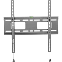 Atdec Wall Mount for Digital Signage Display - Black - 1 Display(s) Supported - 49.90 kg Load Capacity - 100 x 100, 100 x 200, 200 x 100, 200 x 200, 200 x 300, 200 x 400, 300 x 200, 300 x 300, 400 x 200, 400 x 300, 400 x 400 - VESA Mount Compatible - Steel - 1