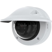 AXIS P3265-LVE 2 Megapixel Outdoor Full HD Network Camera - Color - Dome - White - TAA Compliant - 131.23 ft (40 m) Infrared Night Vision - H.264 (MPEG-4 Part 10/AVC), H.265 (MPEG-H Part 2/HEVC), Motion JPEG, H.264B, H.264M, H.264 HP, H.265 (MP) - 1920 x 1080 - 3.4 mm- 8.9 mm Varifocal Lens - 2.6x O