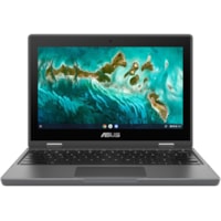 Asus Chromebook Flip CR1 CR1100FKA-YZ142T-S 11.6" Touchscreen Convertible Chromebook - HD - Intel Celeron N5100 - 4 GB - 32 GB Flash Memory - Dark Gray - Intel Chip - 1366 x 768 - ChromeOS - Intel UHD Graphics - Front Camera/Webcam - IEEE 802.11ax Wireless LAN Standard