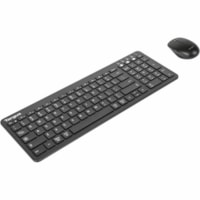 Targus Keyboard & Mouse - Wireless Bluetooth 5.1 Keyboard - 104 Key - Black - Wireless Bluetooth Mouse - Optical - Black - AAA - Compatible with Notebook for PC, Mac - 1