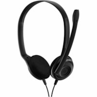 Casque PC 3 Chat Filaire Supra-auriculaire Stéréo - Noir EPOS - Stéréo - Mini-phone (3.5mm) - Filaire - 32 Ohm - 42 Hz à 17 kHz - Supra-auriculaire - Binaural - Oreillette - 6,6 pi (2 m) Câble - Uni directionnel, Élimination du bruit Microphone - Noir