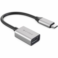 Hyper HyperDrive USB-C to USB-A Adapter - 1 x USB 3.1 (Gen 2) Type A - Female - 1 x USB Type C - Male - Silver