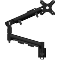 Atdec Mounting Arm for Monitor, Flat Panel Display, Curved Screen Display - Black - Height Adjustable - 1 Display(s) Supported - 75 x 75, 100 x 100 - VESA Mount Compatible - Steel, Aluminum