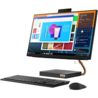 Ordinateur tout-en-un IdeaCentre A540-24API F0EM00AHUS - AMD Ryzen 5 PRO 4650GE - 8 Go - 256 Go SSD - 23,8 po Full HD - Bureau - Noir Lenovo - AMD B300 Morceau - 1920 x 1080 - Windows 10 Professionnel 64-bit - AMD Radeon Graphics DDR4 SDRAM - Anglais Clavier - IEEE 802.11ac - 150 W