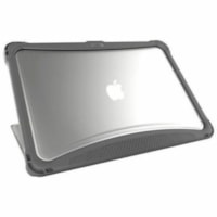 Brenthaven Rugged Carrying Case for 13" (330.20 mm) Apple MacBook Air - Gray - Impact Absorbing, Impact Resistant, UV Resistant, Yellowing Resistant, Drop Resistant, Scratch Proof - Thermoplastic Polyurethane (TPU), Thermoplastic Polyurethane (TPU) Rubber, Polycarbonate Plastic Body - Textured Grip 