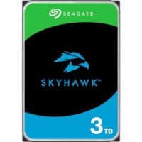 Seagate SkyHawk ST3000VX015 3 TB Hard Drive - 3.5" Internal - SATA (SATA/600) - Conventional Magnetic Recording (CMR) Method - Network Video Recorder, Camera, Video Recorder Device Supported