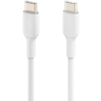 Belkin BoostCharge USB-C to USB-C Cable(1 meter / 3.3 foot, White) - 3.3 ft USB-C Data Transfer Cable - First End: USB 2.0 Type C - Second End: USB 2.0 Type C - White