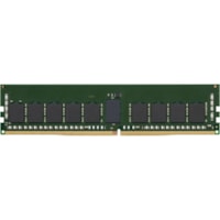 Kingston Server Premier 32GB DDR4 SDRAM Memory Module - For Server, Rack Server, Workstation, Motherboard - 32 GB - DDR4-3200/PC4-25600 DDR4 SDRAM - 3200 MHz Single-rank Memory - CL22 - 1.20 V - ECC - Registered - 288-pin - DIMM - Lifetime Warranty