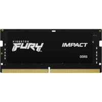 Kingston Module de RAM FURY Impact 32Go DDR5 SDRAM - Pour Notebook - 32 Go (1 x 32 Go) - DDR5-4800/PC5-38400 DDR5 SDRAM - 4800 MHz Deux rangs Mémoire - CL38 - 1.10 V - ECC sur matrice - Non tamponnisé - 262-broches - SoDIMM - À vie Garantie