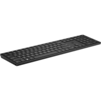 HP 455 Programmable Wireless Keyboard - Wireless Connectivity - RF - 2.40 MHz - English (US) - Notebook - PC - AA Battery Size Supported - Black