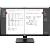 LG 27BN65Q-B 27" Class WQHD LCD Monitor - 16:9 - Dark Anthracite - 27" Viewable - In-plane Switching (IPS) Technology - WLED Backlight - 2560 x 1440 - 16.7 Million Colors - Adaptive Sync/FreeSync - 350 cd/m² - 5 ms - GTG Refresh Rate - Speakers - HDMI - DisplayPort - USB Hub