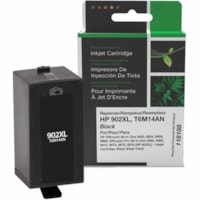 CIG Remanufactured High Yield Inkjet Ink Cartridge 902XL (HP 902XL, HP T6M14AN) - Black - 1 Each - 825 Pages