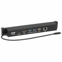 Tripp Lite by Eaton U442-DOCK14-MS Docking Station - for Notebook/Desktop PC/Monitor/Workstation/Keyboard/Mouse/Hard Drive - 100 W - USB Type C - 1 Displays Supported - 4K, 2K - 3840 x 2160, 1920 x 1200, 1280 x 720 - 4 x USB Ports - 1 x USB 2.0 - 3 x USB Type-A Ports - USB Type-A - 1 x USB Type-C Po