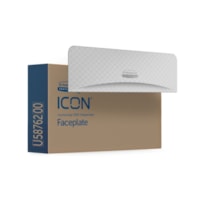 Kimberly-Clark Professional ICON Standard Roll Horizontal Toilet Paper Dispenser Faceplate - 3.56" (90.42 mm) x 12" (304.80 mm) x 1.50" (38.10 mm)