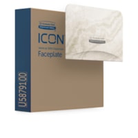 Plaque frontale pour distributeur de papier hygiénique ICON - Pour Distributeur pour rouleau de papier toilette - 1chaque Kimberly-Clark Professional - 4,25 po (107,95 mm) x 6 po (152,40 mm) x 1,50 po (38,10 mm)