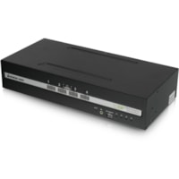 Boîtier de commutation KVM Secure GCS1424TAA4C IOGEAR - 4 Ordinateur(s) - 1 Utilisateur(s) local - 3840 x 2160 - 50 Hz, 60 Hz - 1 x Réseasu (RJ-45) - 11 x USB - 10 x DisplayPort