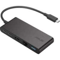 Station d'accueil USB 3.2 (Gen 2) Type C pour Ordinateur de bureau/Notebook/Moniteur - 100 W - Noir Asus - pour Ordinateur de bureau/Notebook/Moniteur - 100 W - USB 3.2 (Gen 2) Type C - 2 Écrans supportées - 4K - 3840 x 2160, 1280 x 720, 1920 x 1080, 720 x 480, 2560 x 1440, 2560 x 1080, 2560 