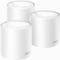 TP-Link Deco X50(3-pack) - AX3000 Whole Home Mesh Wi-Fi 6 System 3-Pack - Dual Band - 2.40 GHz ISM Band - 5 GHz UNII Band - 2 x Antenna(2 x Internal) - 375 MB/s Wireless Speed - 3 x Broadband Port - Gigabit Ethernet - Desktop